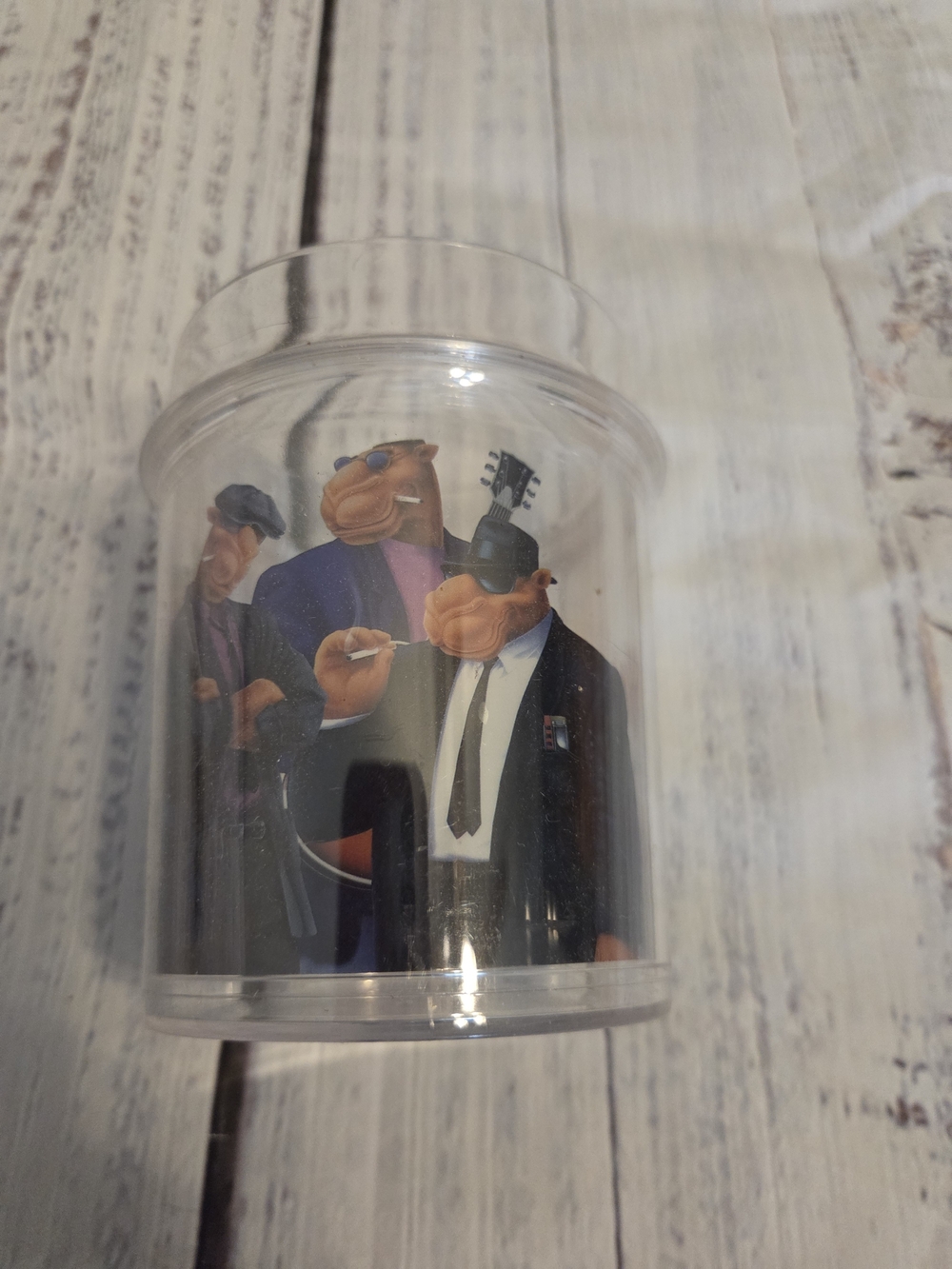 The Hard Pack Clear Promotional Cup - Purple Accent - Picture 3 of 5